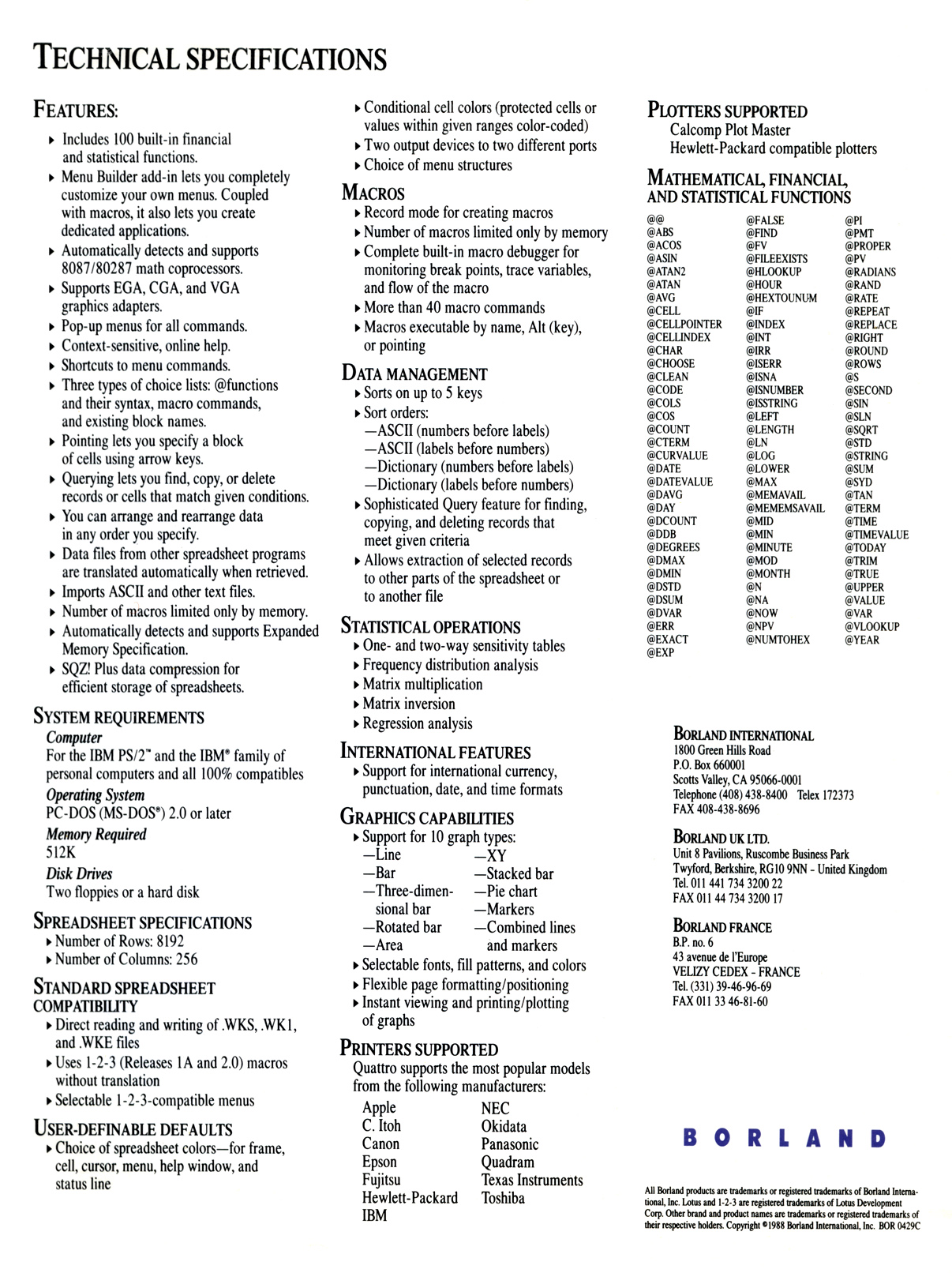 Ulotka Quattro (strona 2)