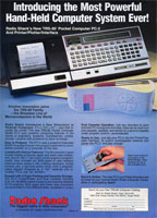 Reklama TRS-80 Pocket Computer z Personal Computing 7/82