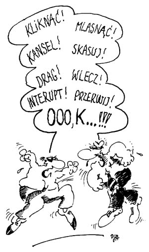Rysunek Piotra Kakieta
