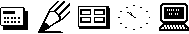 Icons from Windows 1.01