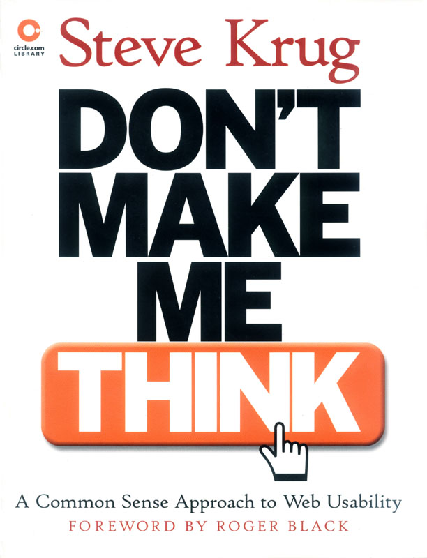“Don’t Make Me Think” book cover