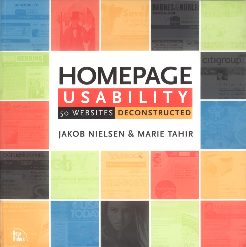 Okadka ksiki “Homepage Usability”